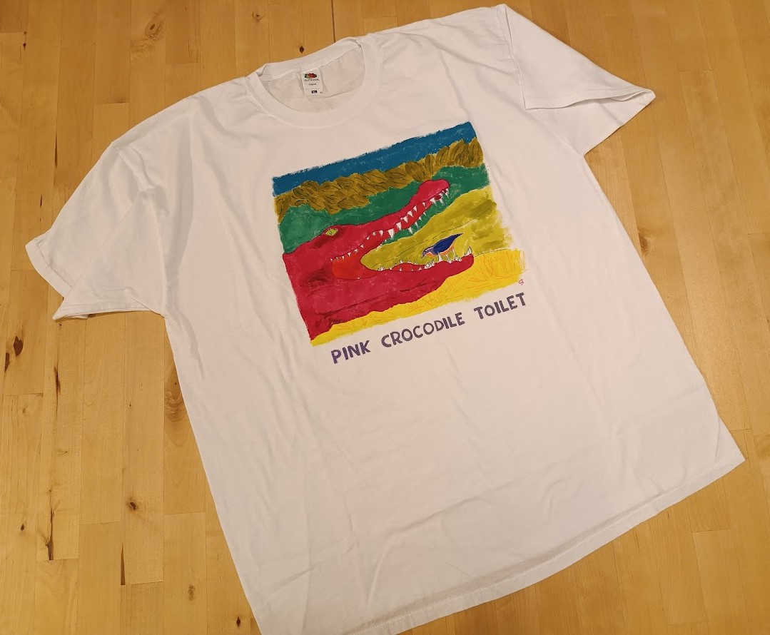 4 XL Pink crocodile toilet