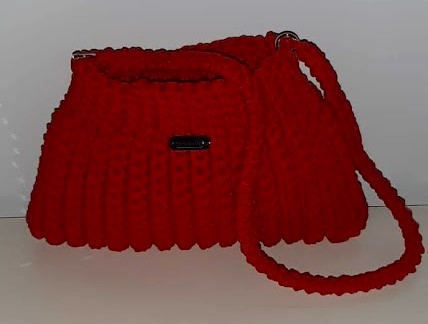 BORSA  IN FETTUCCIA DI COTONE FODERATA